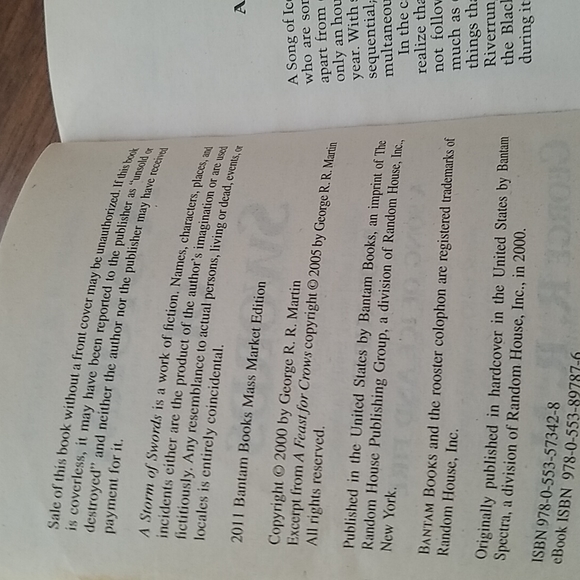 Game of Thrones Book 3 - Picture 4 of 5